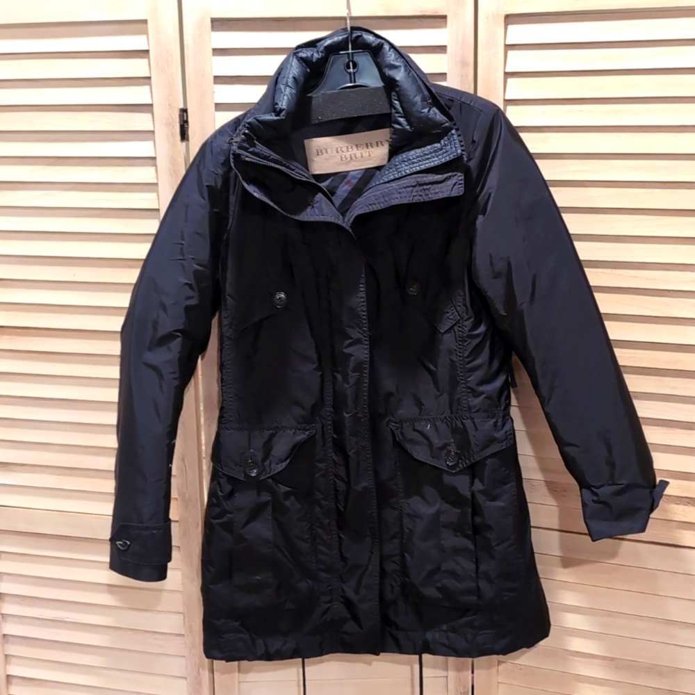 Burberry Brit 2 in one all weather jacket sz 6